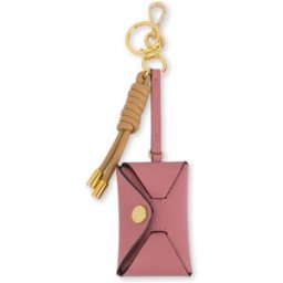 Portachiavi Charm in Vitello ORCHIDEA/SABBIA, one_size, Pollini one_size