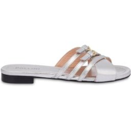 Sabot Echos In Nappa Laminata ARGENTO, 41, Pollini 41