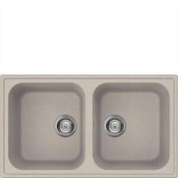 SMEG Lavello Lneare Lz862av2 2 Vasche-avena