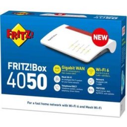 Avm Fritz! Box 4050 Router Wi-Fi 6 Dual Band Fino A 3.000 Mbit/s, Per Modem Operatore E Ont, 1x Wan Gb, 3x Lan Gb, 1x Usb, Access Point, Mesh, Dect, Media Server, Vpn, Voip