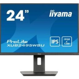 IIYAMA Prolite Xub2495wsu-B7 24 Led Ips 4k Ultra Hd 1920 X 1200 300 Cd/mq 1000:1 4ms Altoparlanti Hub Usb Hdmi Displayport Usb-C Nero