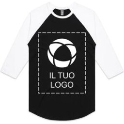 VistaPrint Maglietta raglan a maniche a tre quarti As Colour