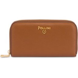Portafoglio zip around CUOIO, one_size, Pollini one_size