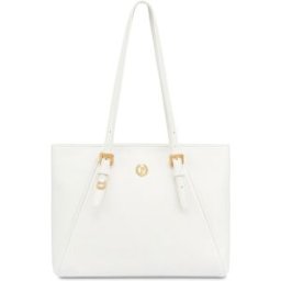 Medium Double Handle Bag Echos Real Leather AVORIO, one_size, Pollini one_size