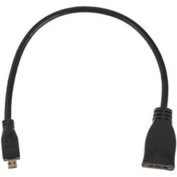 pro snake HDMI / Micro-HDMI-D Adapter nero