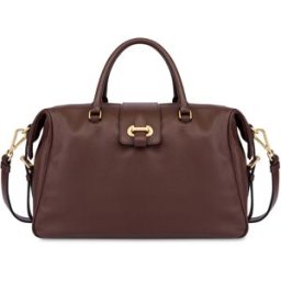 Double Handle Bag Fence in Vitello Bottalato T.MORO, one_size, Pollini one_size