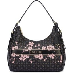 Hobo Bag in HHobo Bag in Heritage Marina Flowereritage Marina Flower NERO/NERO, one_size, Pollini one_size