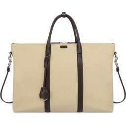 Double Handle Bag in Canvas the New Touch SABBIA/T.MORO, one_size, Pollini one_size