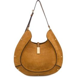 Hobo Bag Austin in Nabuk stampa Cocco CUOIO/CUOIO, one_size, Pollini one_size