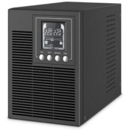 Atlantis A03-Op1002 Ups Online Gruppo Di Continuita` Server Doppia Conversione Onda Sinusoidale Pura 1000va 900w, Tower, Display Lcd, Usb, Seriale Rs-232, 4 Uscite Iec, Porta Epo, Slot Snmp, 2x12v-9ah