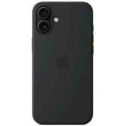 Apple Iphone 16 Plus Silicone Case Cover Magsafe In Silicone Nero