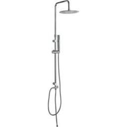 Marvel COLONNA DOCCIA PERLA CROMO 1GETTO SOFFIONE INOX Ø 250 mm INTERASSE VARIABILE