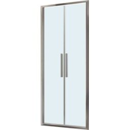 Tecnomat PORTA DOCCIA SAX SALOON 97-101 cm H 200 cm VETRO TRASPARENTE 6 mm PROFILI ARGENTO LUCIDO