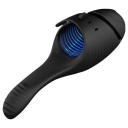 Leopard - Vibratore a proiettile 10 modalit? - allenatore di resistenza, impermeabile (nero)