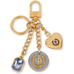 Portachiavi con charm gioiello ORO/CIELO, one_size, Pollini one_size