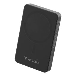 Verbatim Power Bank Chargengo Essentials Magnetic Wireless 10000Mah Black