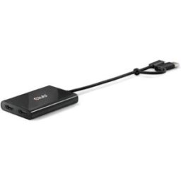 Club 3D Video Splitter Con Displaylink Usb Type C (Con Adattatore Type A) A Dual Hdmi (4k60hz)