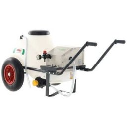 AgriEuro TOP-LINE Comet CBM 1200 HP - Kit pompa a batteria per irrorazione e carrello - 80L