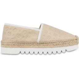 Espadrillas Heritage Logo Embossed AVORIO, 36, Pollini 36