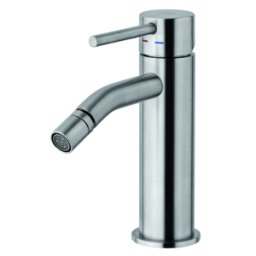 PAFFONI Miscelatore bidet serie Light LIG131ST Steel looking Ottone