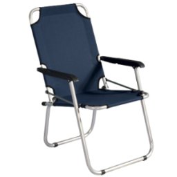 MALIGI HOME Sedia relax in alluminio, poliestere blu MG-DAMIANA Blu