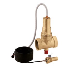 CALEFFI Valvola di intercettazione del combustibile. 1 1/4", taratura 98°C. Capillare 5 m 541070 1 1/4” 98 °C