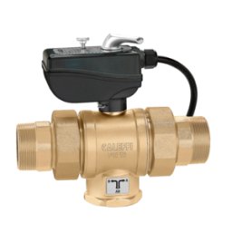CALEFFI Valvola a sfera a tre vie motorizzata 1 1/2", tensione 230V. Foratura a "L" 638083 1 1/2”