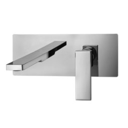 PAFFONI Miscelatore lavabo ad incasso con bocca l. 200 mm serie Elle EL105CR Cromato Ottone