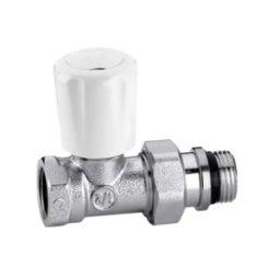 CALEFFI Valvola termostatizzabile con preregolazione e attacchi diritti 3/8" 422302 3/8”