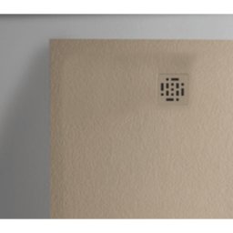 CERAMICA GLOBO Piatto doccia tortora 70x140 cm Globo serie Docciapietra DP14070505 Tortora Mineralsolid