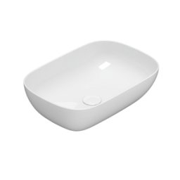 CERAMICA GLOBO Lavabo in ceramica 50x38 cm Globo T-EDGE Le Ciotole B6R53BI Bianco Ceramica