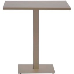 MALIGI HOME Piano in alluminio tortora 70x70 cm. Tavolo componibile. MG-NADIA Tortora