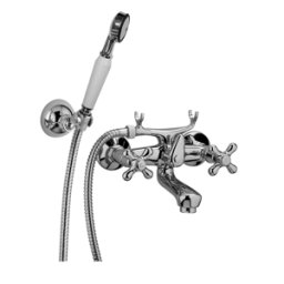 PAFFONI Gruppo vasca esterno economico con deviatore serie Iris IRV025CR Cromato Ottone