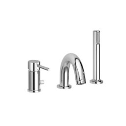 PAFFONI Miscelatore bordo vasca con deviatore serie Stick SK040LCR Cromato Ottone