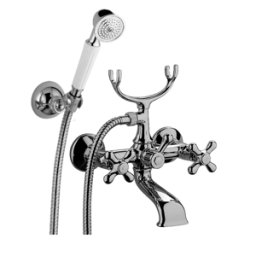 PAFFONI Gruppo vasca esterno lusso con deviatore Gold Finish serie Iris IRV023GF Gold Finish Ottone