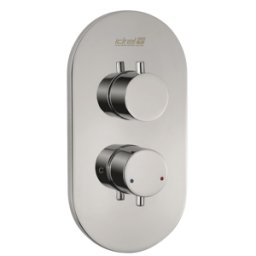 IDRAL Miscelatore termostatico temporizzato da incasso per doccia con deviatore Serie 700 700.A1/1 Cromato Ottone