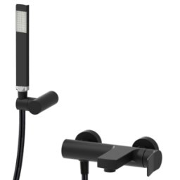 PAFFONI Miscelatore esterno per vasca con deviatore serie Tilt TI023NO Nero opaco Ottone