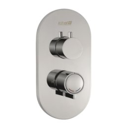 IDRAL Miscelatore temporizzato da incasso per doccia con deviatore, temporizzato a 25 sec. Serie 700 700.A2/1-30 Cromato Ottone