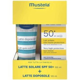 Mustela Latte Solare 50+ 100 Ml + Latte Doposole 125Ml Bipack