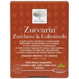 Zuccarin Zucchero & Colesterolo 60 Compresse