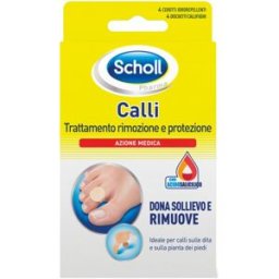 Scholl Cerotti Callifughi Rimozione e Protezione Calli 4 Cerotti