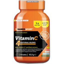 Named Sport Vitamin C 4 Natural Blend Integratore di Vitamina C 90 Compresse
