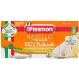 Plasmon Omogeneizzato Nasello E Patate 2 Vasetti Per 80 G