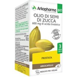 Arkopharma Olio di Semi di Zucca Bio 60 Capsule