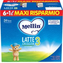 Mellin Crescita 3 Latte 6 1000Ml
