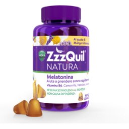 Vicks Zzzquil Natura Gusto Mango e Banana 60 Pastiglie Gommose