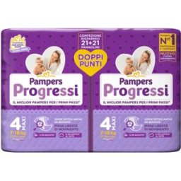 Pampers Progressi Pannolino Maxi Pacco Doppio 42 Pezzi