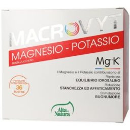 Alta Natura Macrovyt Magnesio/Potas 36 Bustine