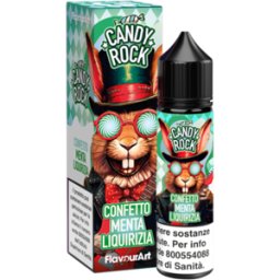 Flavourart Confetto Menta Liquirizia Candy Rock Liquido Shot 20ml