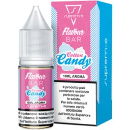 Suprem-e Cotton Candy Flavour Bar Aroma Concentrato 10ml Zucchero Filato Ghiaccio
